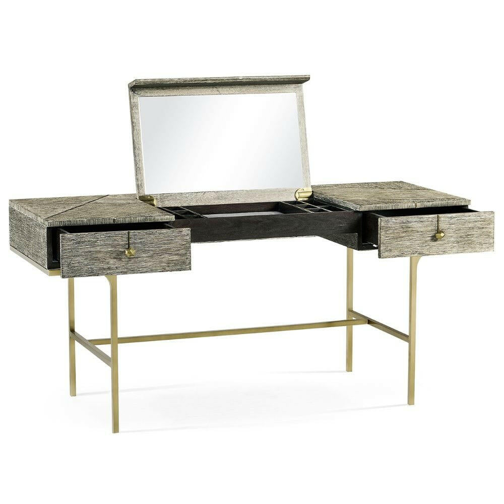 Jonathan Charles Dressing Table Transitional - Dark French Oak.