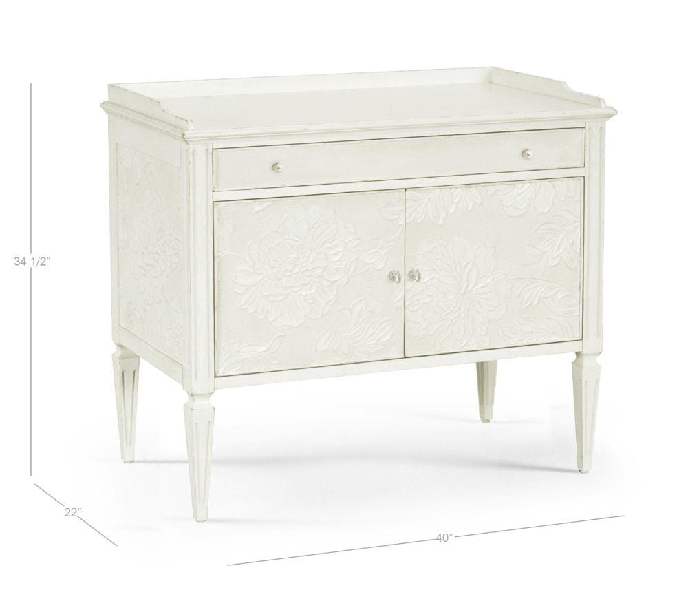 Jonathan Charles Sleeping Jonathan Charles Floral Bedside Cabinet House of Isabella UK