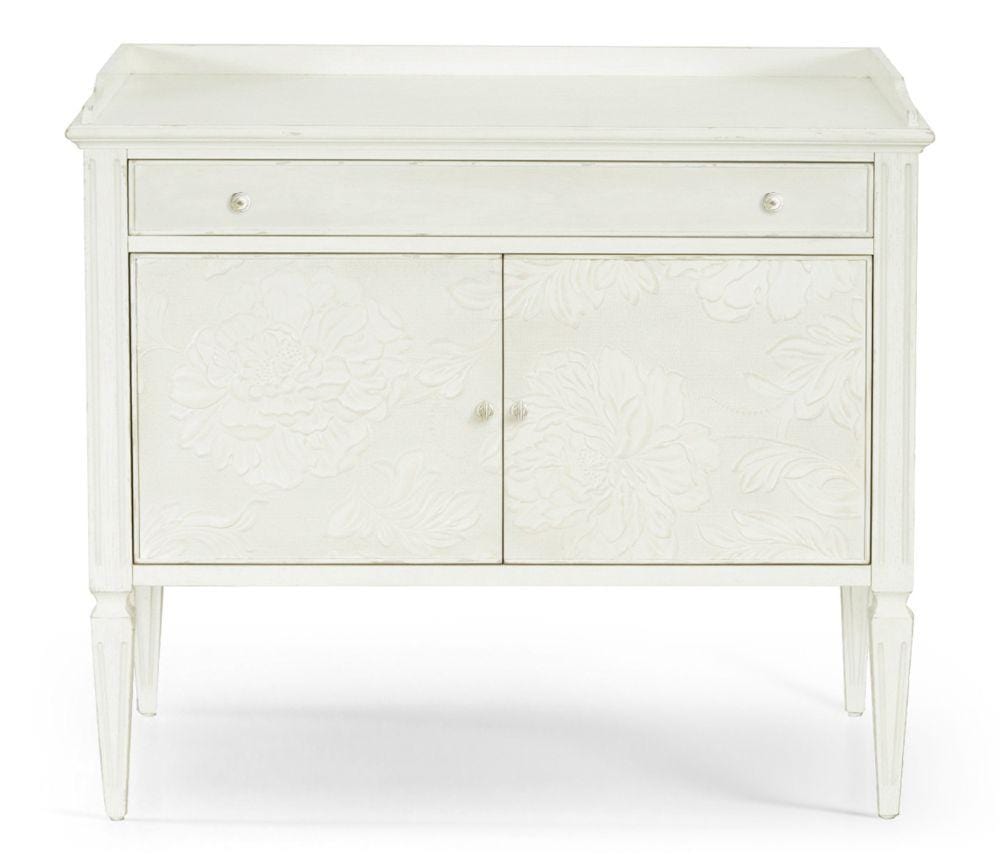 Jonathan Charles Sleeping Jonathan Charles Floral Bedside Cabinet House of Isabella UK