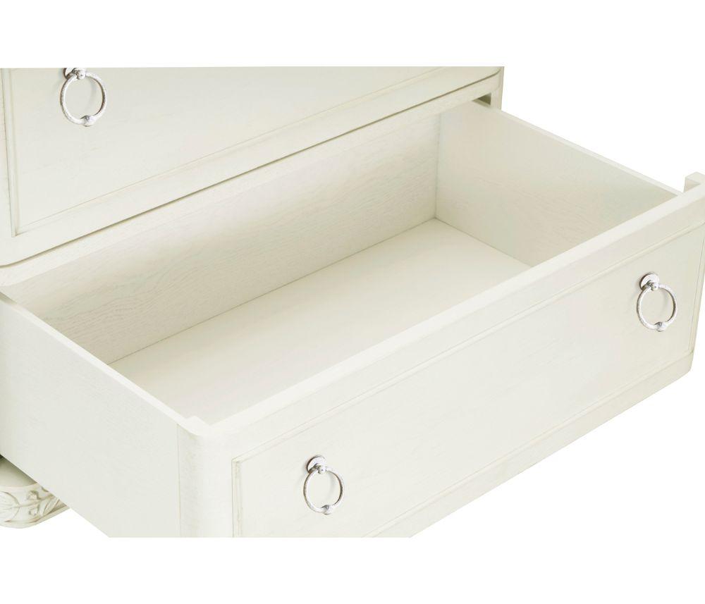 Jonathan Charles Floral Motif Bedside Table with Drawers.