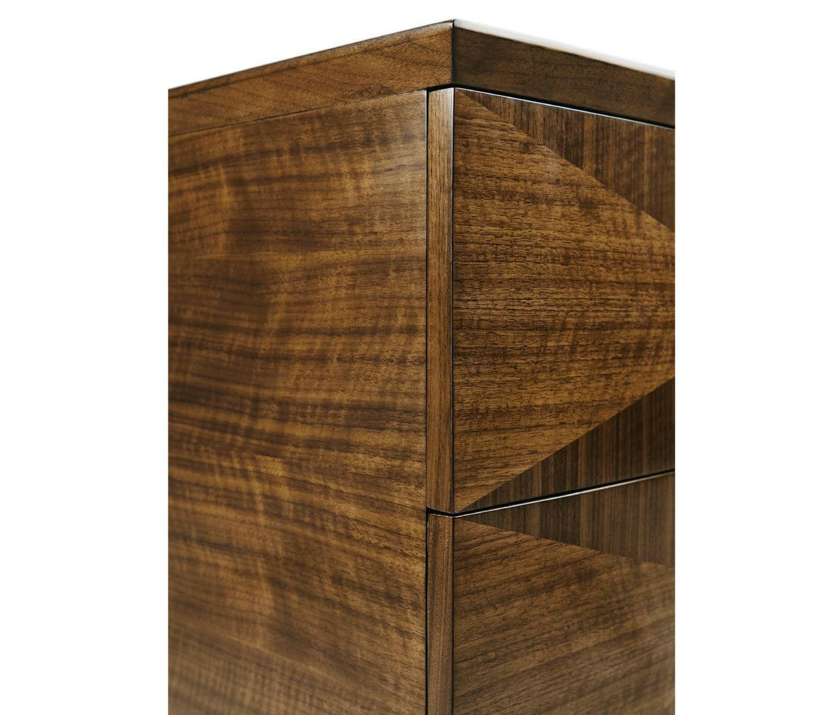 Jonathan Charles Garonne Walnut Bedside Chest.