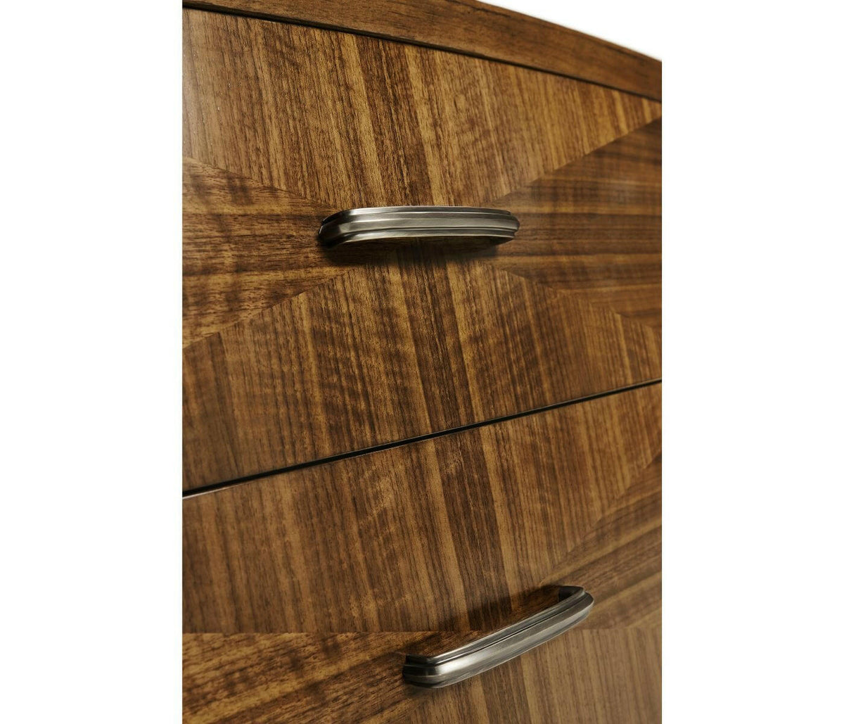 Jonathan Charles Garonne Walnut Bedside Chest.