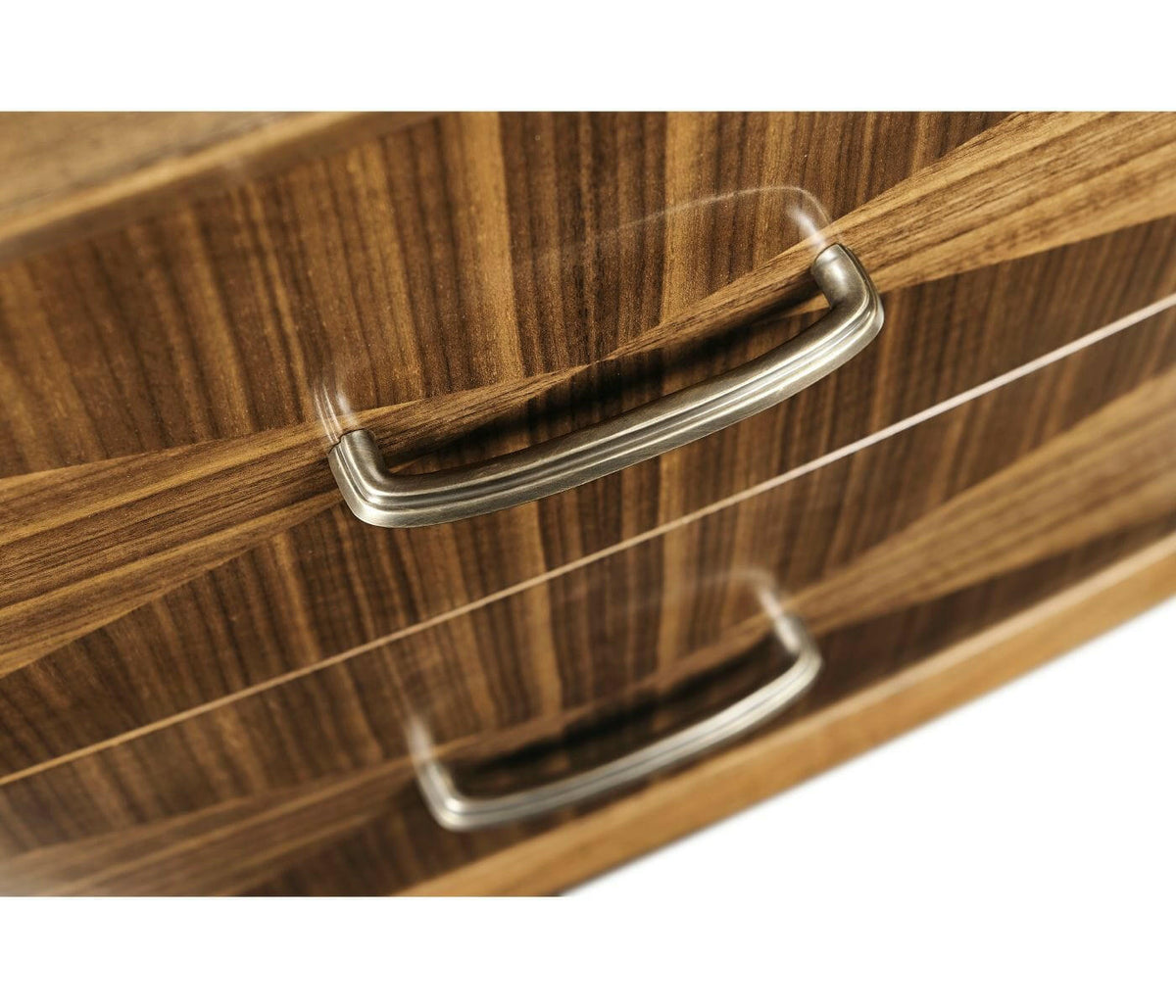 Jonathan Charles Garonne Walnut Bedside Chest.