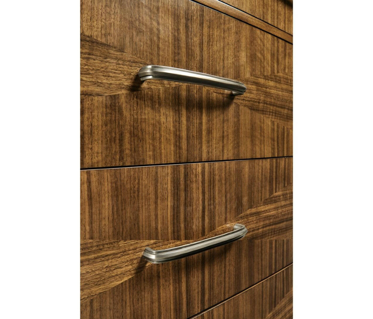 Jonathan Charles Garonne Walnut Tall Chest of Drawers.