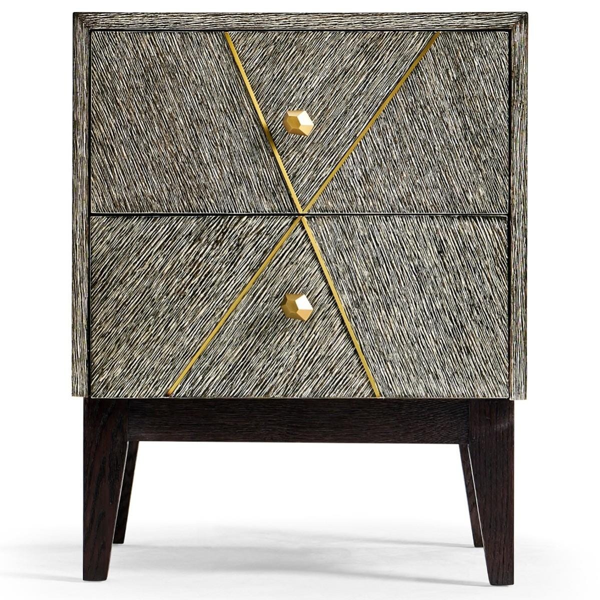 Jonathan Charles Geometric Bedside Table.