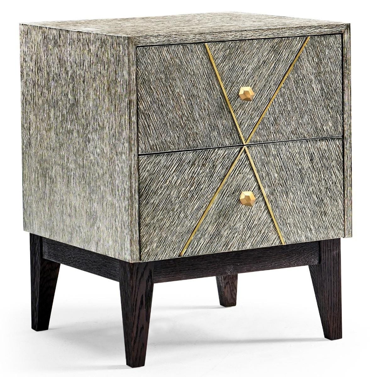 Jonathan Charles Geometric Bedside Table.