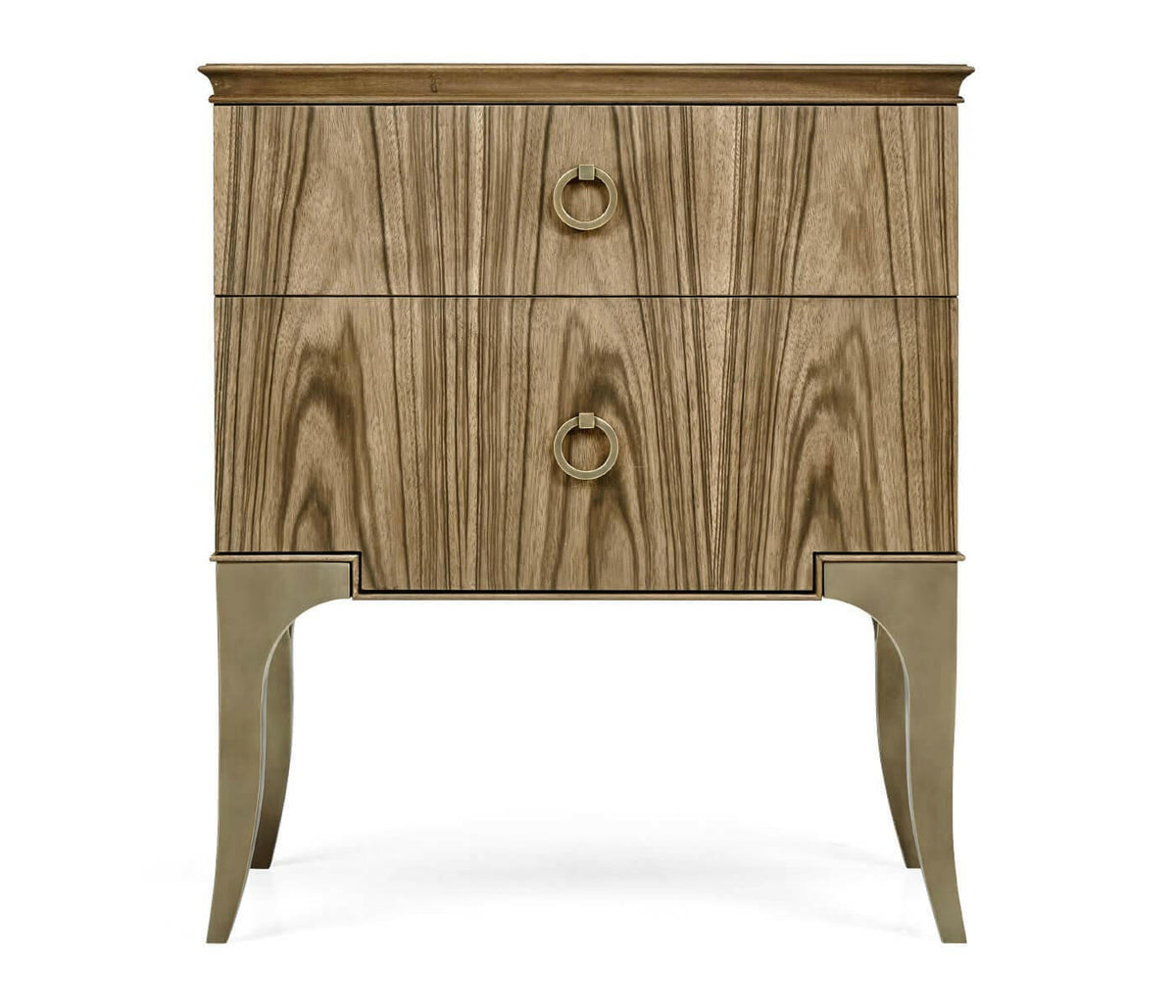 Jonathan Charles Golden Amber Bedside Table.