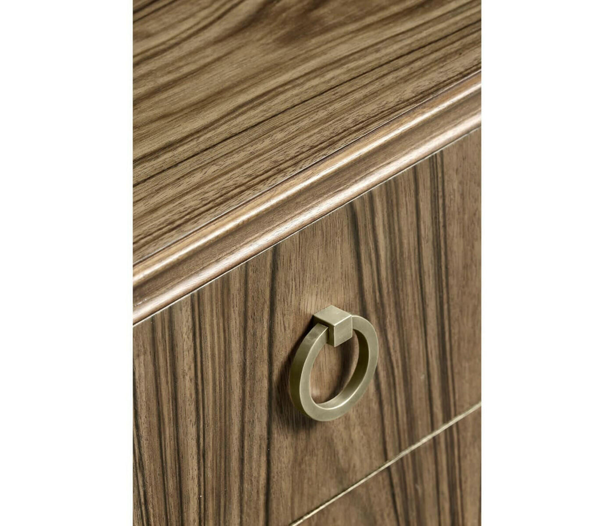 Jonathan Charles Golden Amber Bedside Table.