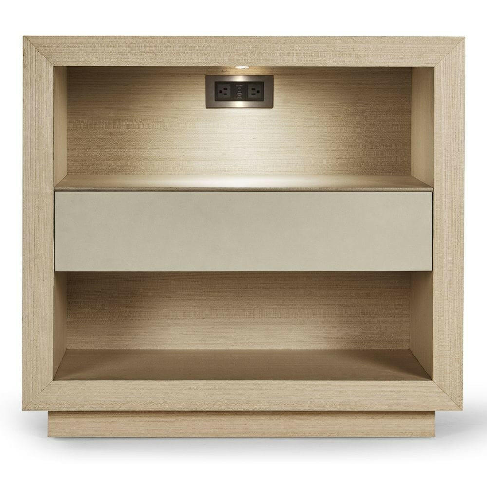 Jonathan Charles Hadal Bedside Cabinet with Drawer.