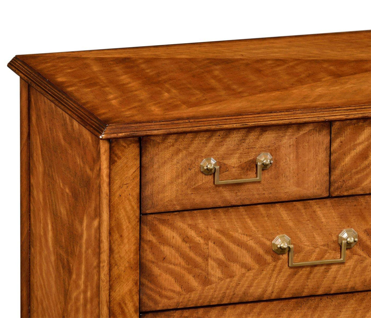 Jonathan Charles Large Chest of Drawers Satinwood.
