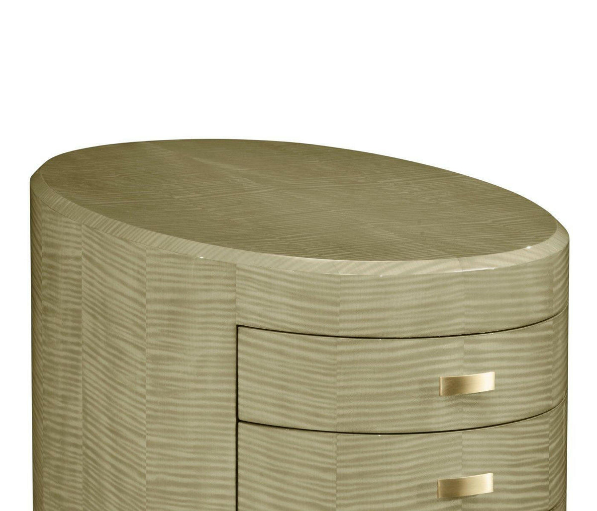 Jonathan Charles Oval Chest of Drawers Art Deco.