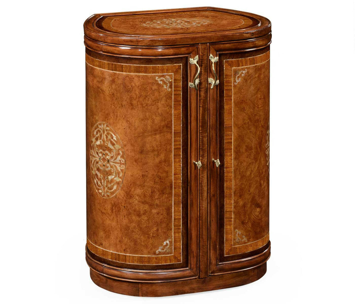 Jonathan Charles Oval Dressing Table Mother of Pearl.