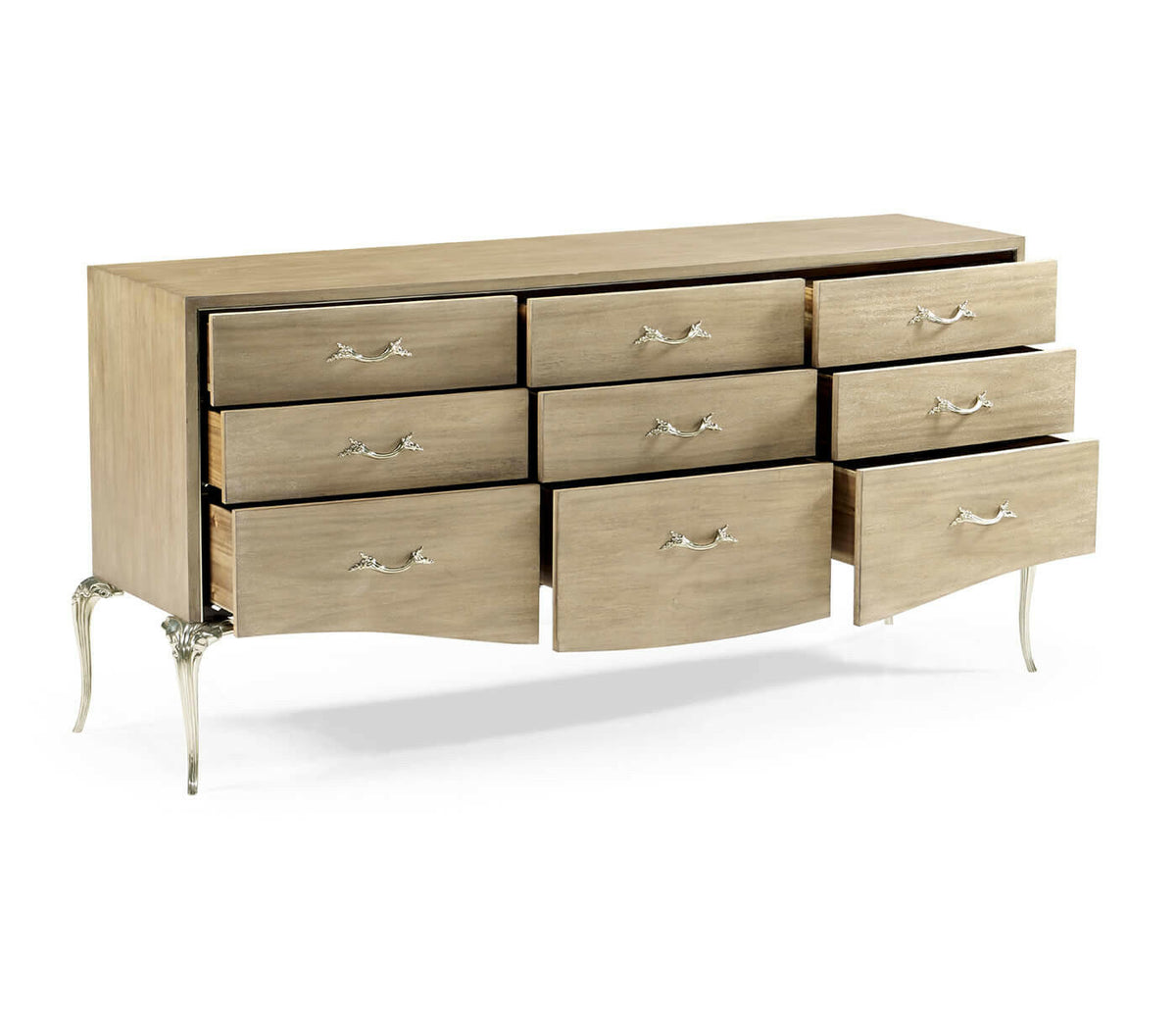 Jonathan Charles Parisian 9 Drawer Dresser.