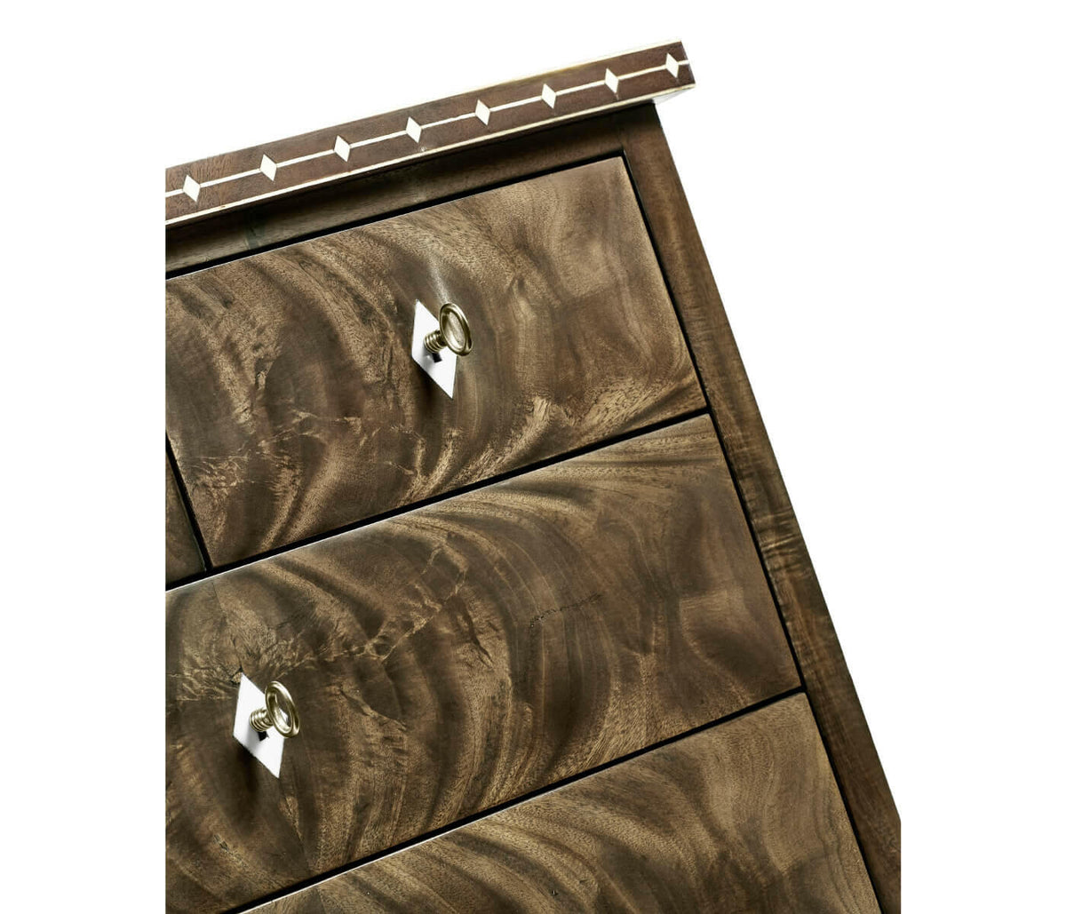 Jonathan Charles Small Bleached Mahogany Chest of Drawers.