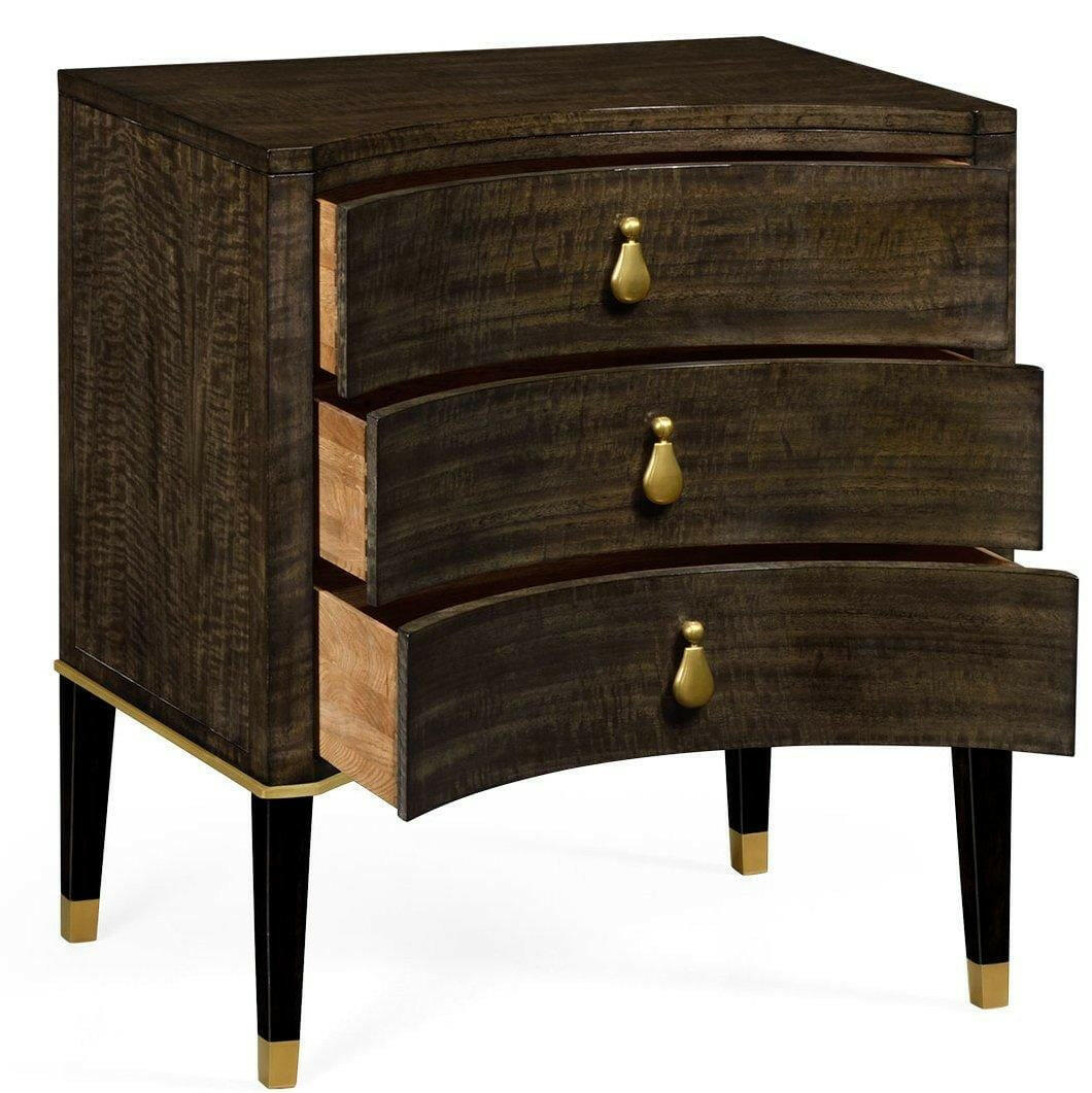 Jonathan Charles Sleeping Jonathan Charles Small Chest of Drawers in Coffee Bean Eucalyptus House of Isabella UK