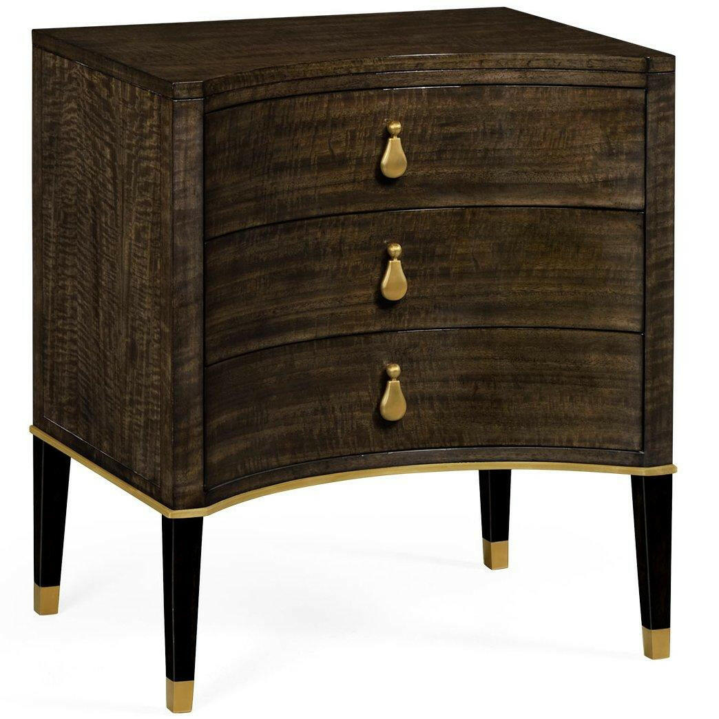 Jonathan Charles Small Chest of Drawers in Coffee Bean Eucalyptus.