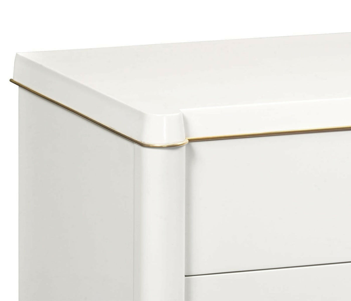 Jonathan Charles Small Chest of Drawers Painted Ivory.