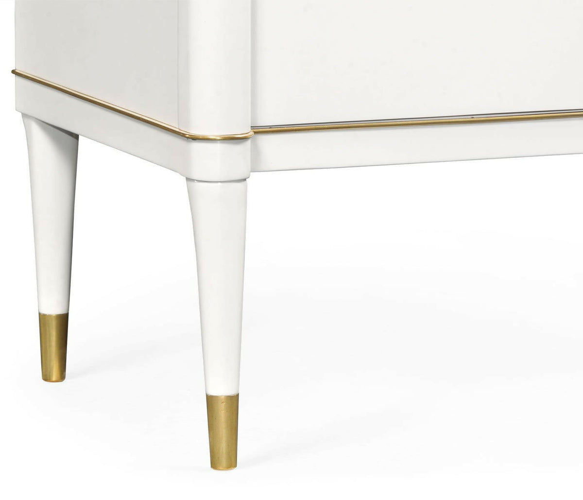 Jonathan Charles Small Chest of Drawers Painted Ivory.