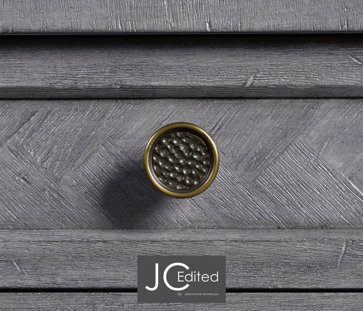 Jonathan Charles Small Chest of Drawers Rustic in Antique Dark Grey.
