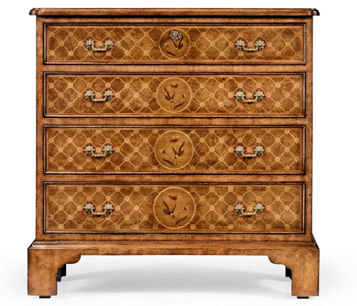 Jonathan Charles Small Chest of Four Drawers Monarch.