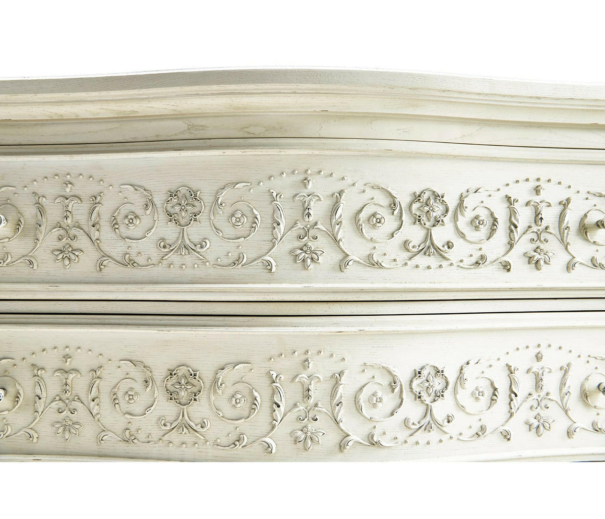 Jonathan Charles Stratus Chest of Drawers in White.