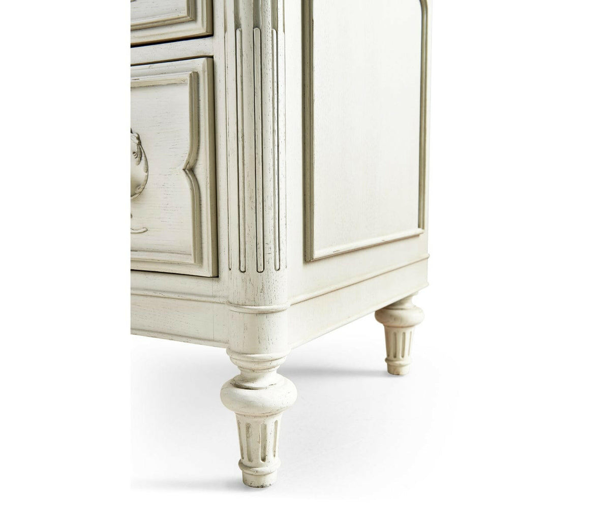 Jonathan Charles Stratus Chest of Drawers in White.