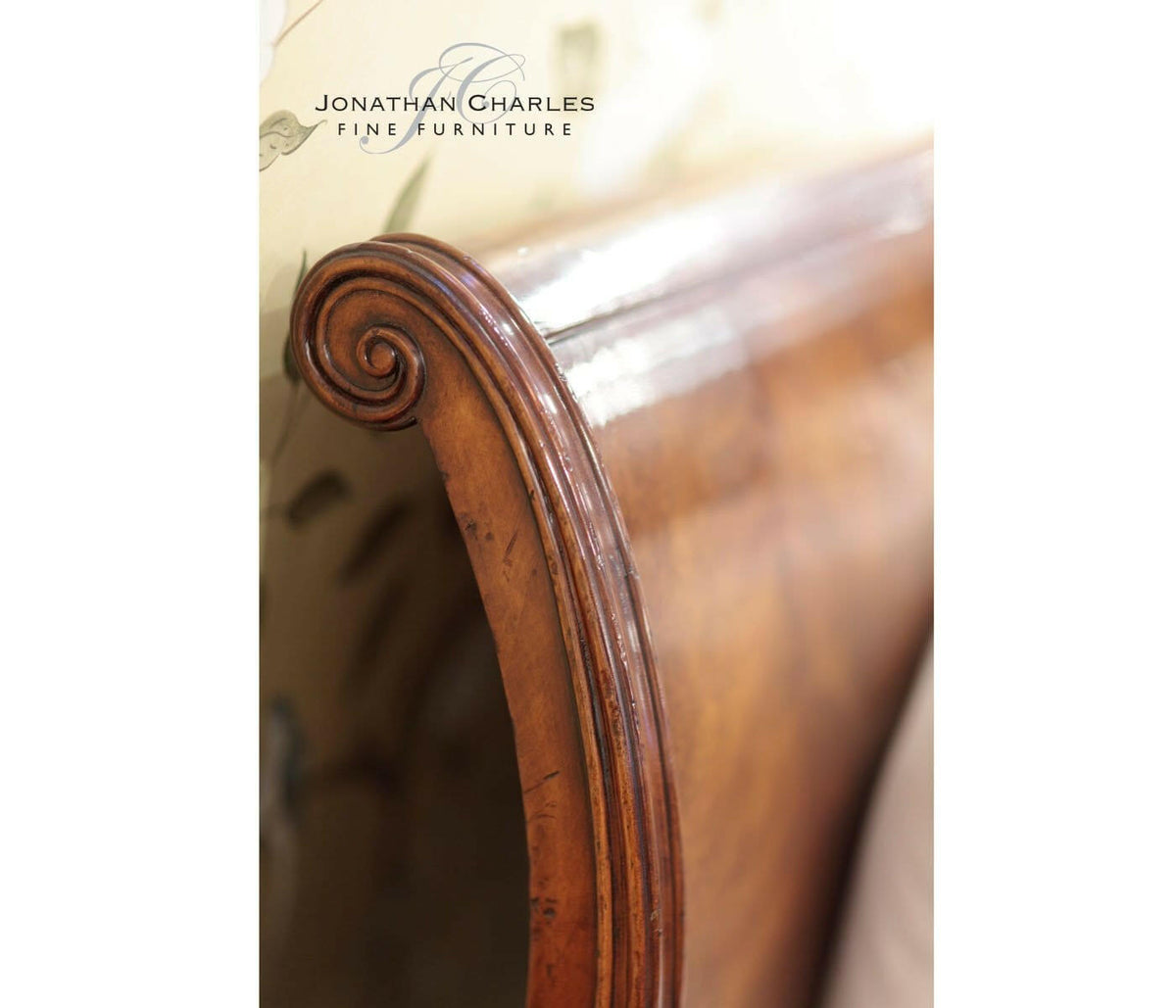 Jonathan Charles Super King Sleigh Bed Monarch.