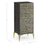 Jonathan Charles Tall Chest of Drawers Transitional - Dark French Oak.
