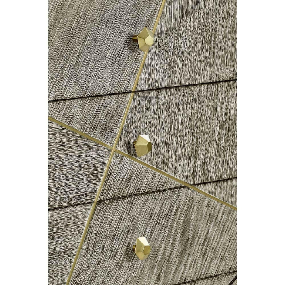 Jonathan Charles Tall Chest of Drawers Transitional - Dark French Oak.