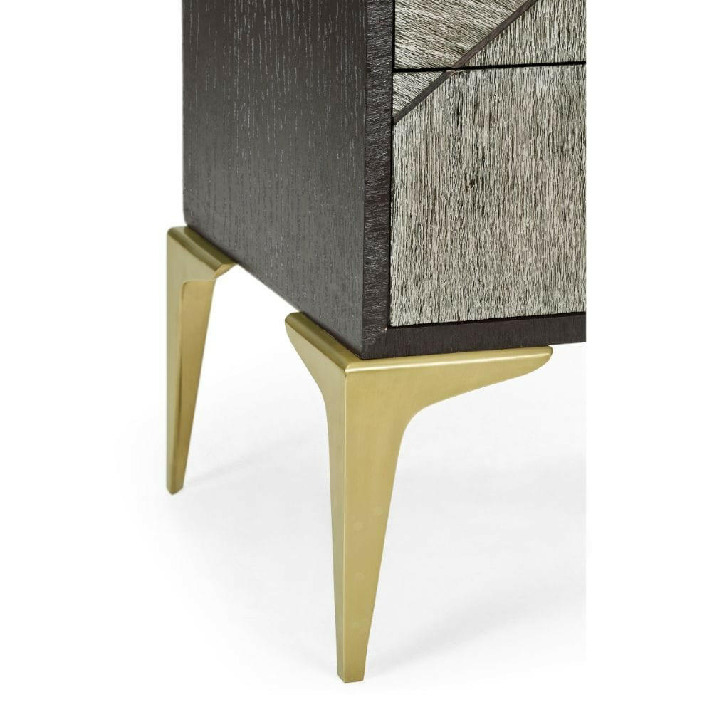 Jonathan Charles Tall Chest of Drawers Transitional - Dark French Oak.