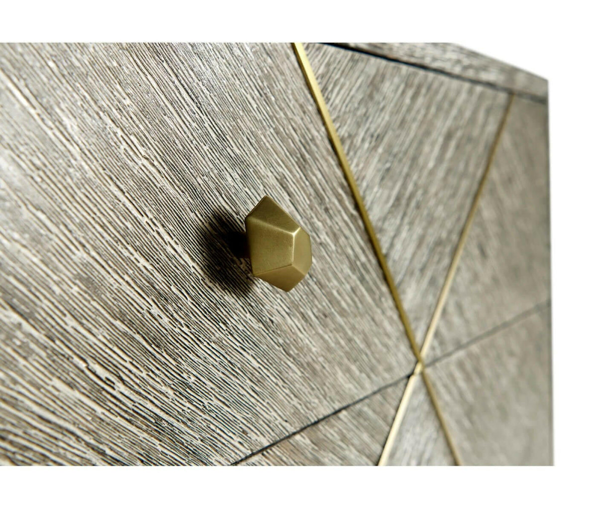 Jonathan Charles Transitional Bedside Chest of Drawers - Dark French Oak.