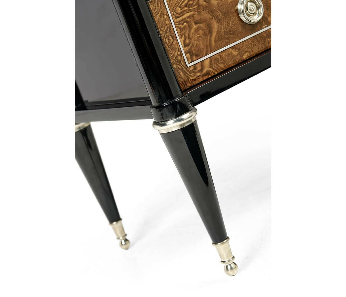 Jonathan Charles Wisconsin Bedside Table with Marble Top.