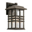 Beacon Square 1 Light Wall Lantern - Medium - Olde Bronze.