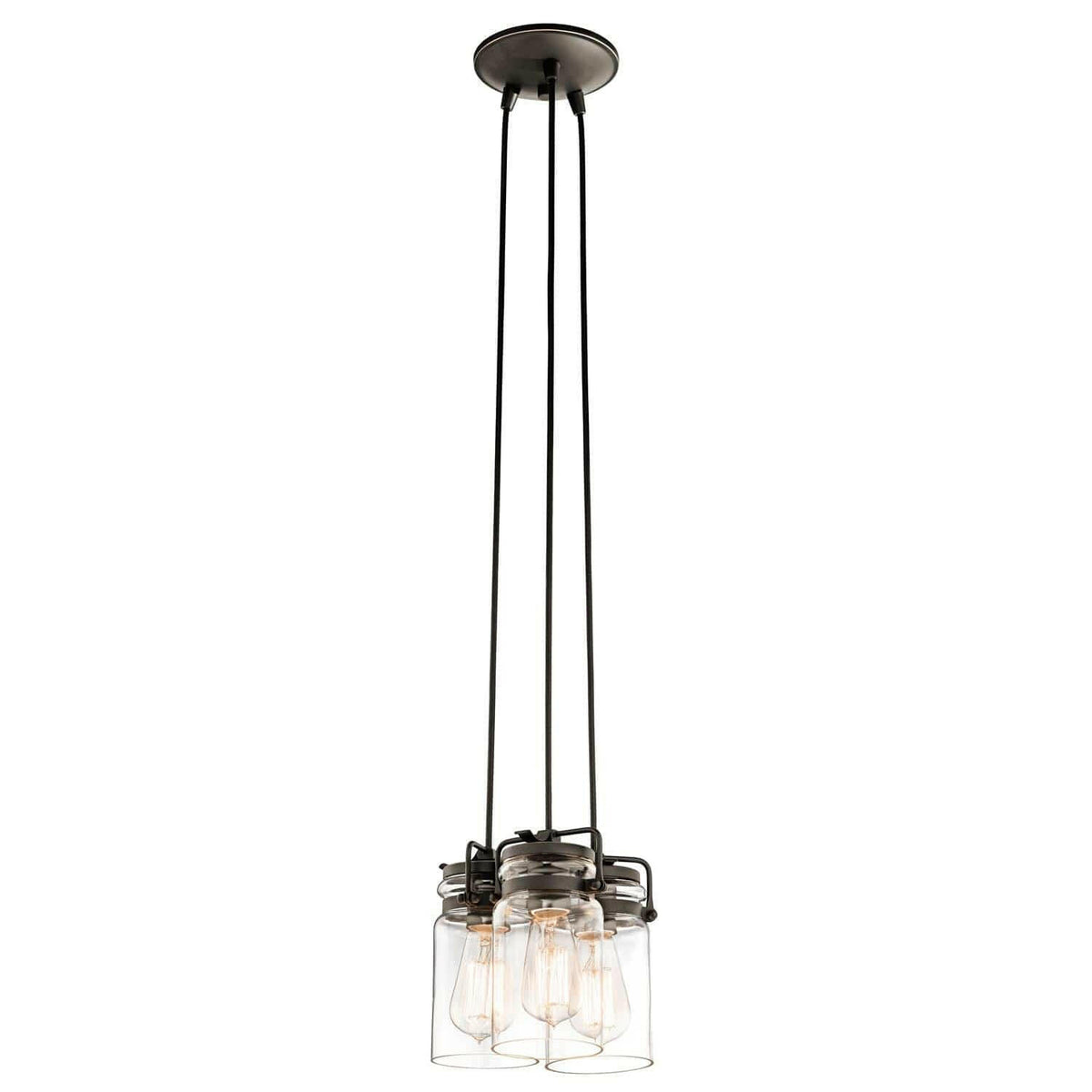 Brinley 3 Light Pendant – Olde Bronze.
