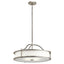 Emory 4 Light Chandelier/Semi Flush – Classic Pewter.