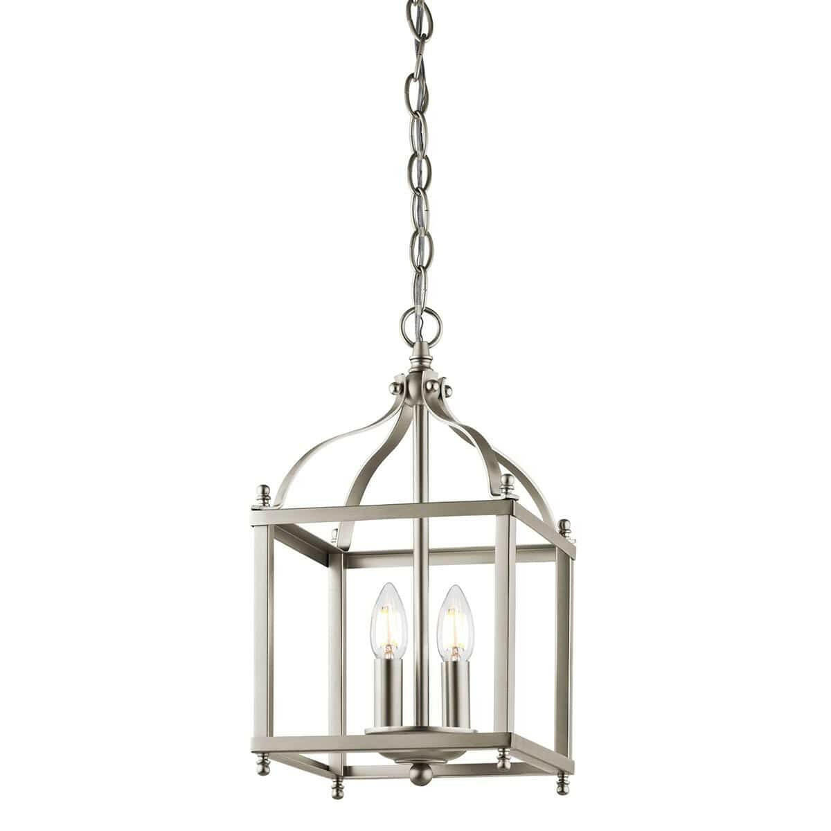 Kichler Lighting Larkin 2 Light Small Pendant – Brushed Nickel House of Isabella UK