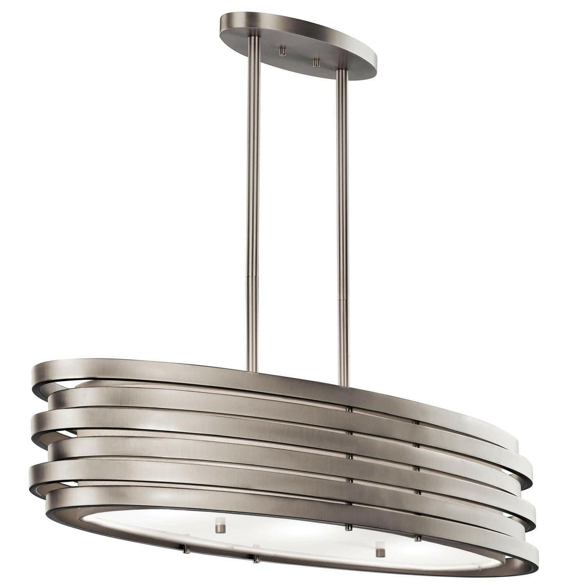 Roswell 3 Light Oval Island Pendant.