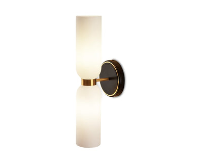 Liang & Eimil Lighting Pawson Wall Light - White, Black & Brass House of Isabella UK