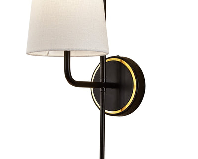 Liang & Eimil Lighting Serpa Wall Light - White, Black & Brass House of Isabella UK