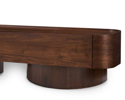 Liang & Eimil Living Butka Media Sideboard - Natural Walnut House of Isabella UK