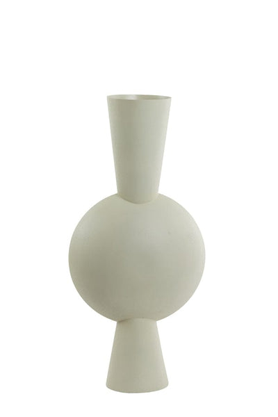 Light & Living Accessories Vase 38x17,5x79,5 cm KAVANDU light grey House of Isabella UK