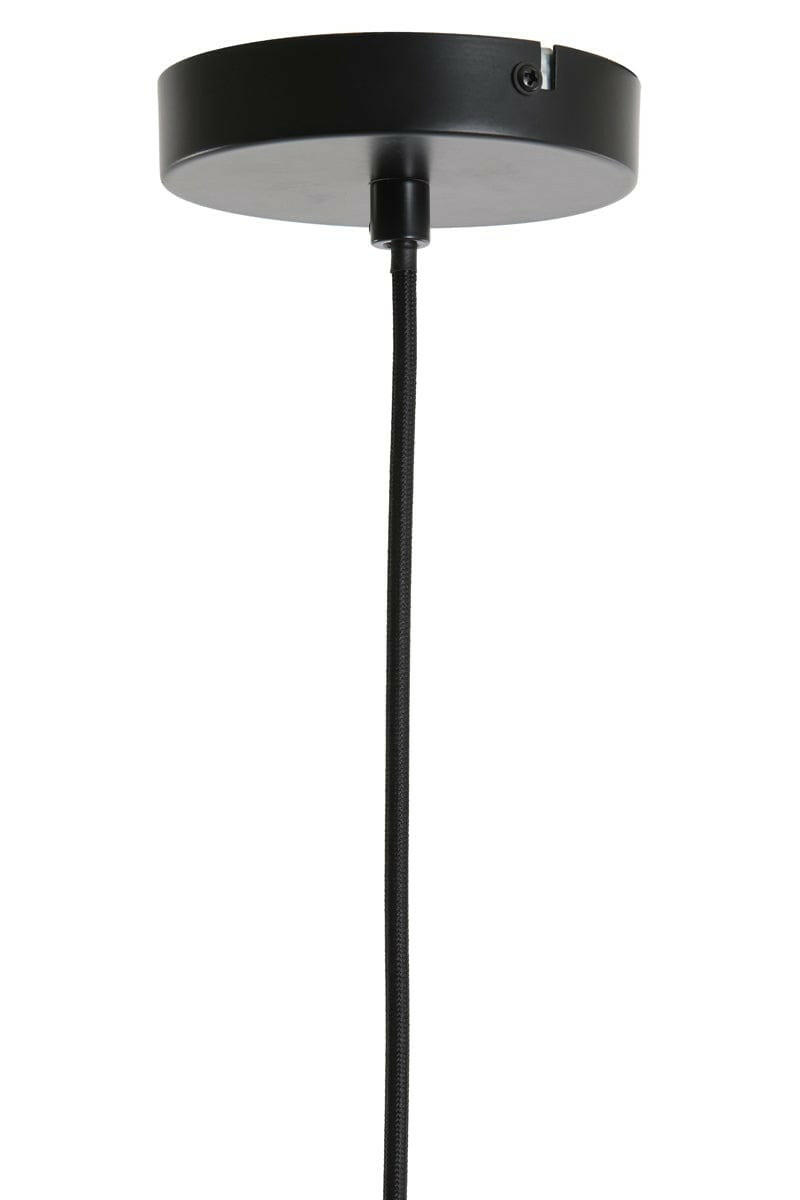 Light & Living Lighting Hanging lamp 22x52 cm LEKAR antique bronze+smoked glass House of Isabella UK