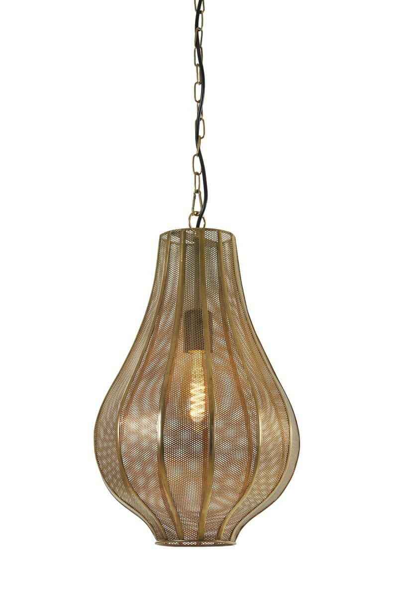 Light & Living Lighting Hanging lamp 29x48,5 cm MICHA gold House of Isabella UK