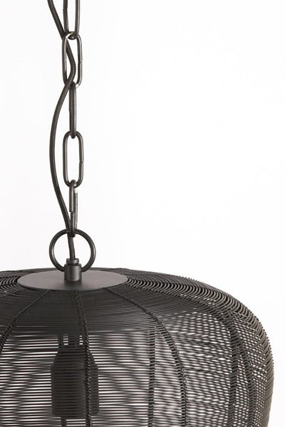 Light & Living Lighting Hanging lamp 31x37 cm ADETA matt black House of Isabella UK