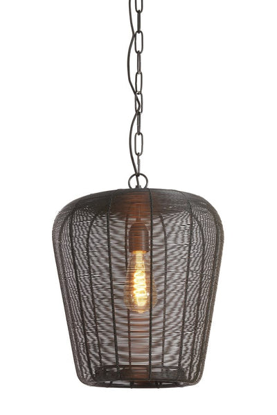 Light & Living Lighting Hanging lamp 31x37 cm ADETA matt black House of Isabella UK