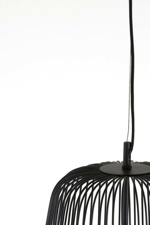 Light & Living Lighting Hanging lamp 35x55 cm RILANU matt black House of Isabella UK