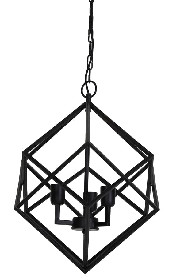 Light & Living Lighting Hanging lamp 3L 46x56 cm DRIZELLA matt black House of Isabella UK