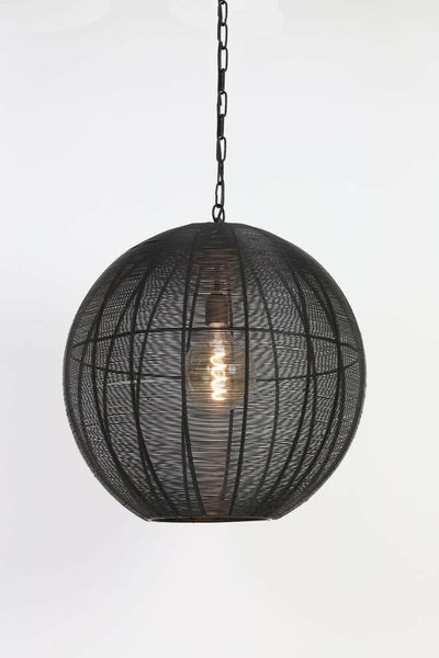 Light & Living Lighting Hanging lamp 50x54 cm AMARAH matt black House of Isabella UK