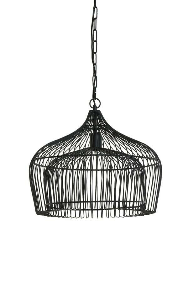 Light & Living Lighting Hanging lamp 58x47 cm KRISTEL matt black House of Isabella UK