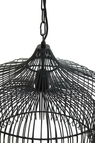 Light & Living Lighting Hanging lamp 58x47 cm KRISTEL matt black House of Isabella UK